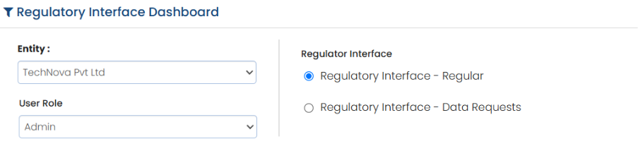 Regulatory Interface Categories